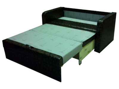 Выкатной диван Танго-3 Д-120 компактный. Габаритный размер 140 х 75 см. Спальное место 120 х 185 см.