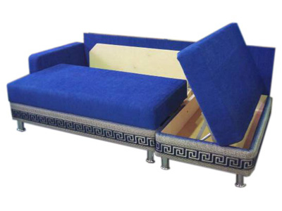 Угловой диван софа 122х200 с боковиной по короткой стороне