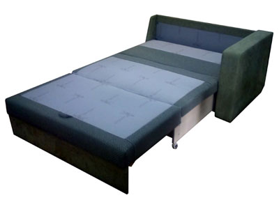 Выкатной диван Танго-3/4 Д-110 с одной широкой боковиной справа и высоким сидением 48 см